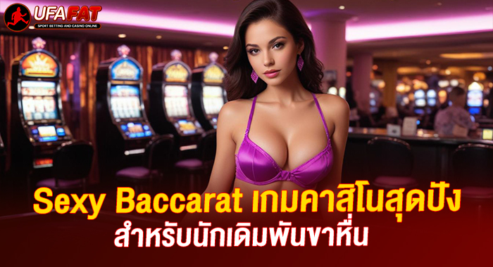 Sexy Baccarat เกมคาสิโนสุดปัง สำหรับนักเดิมพันขาหื่น