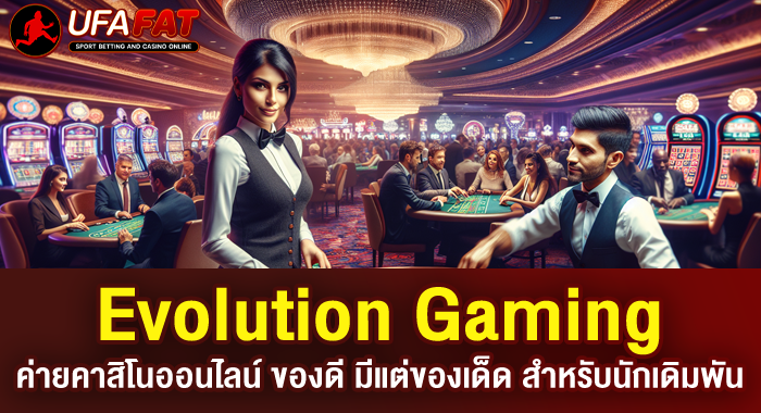 Evolution Gaming ค่ายคาสิโนออนไลน์ ของดี มีแต่ของเด็ด สำหรับนักเดิมพัน